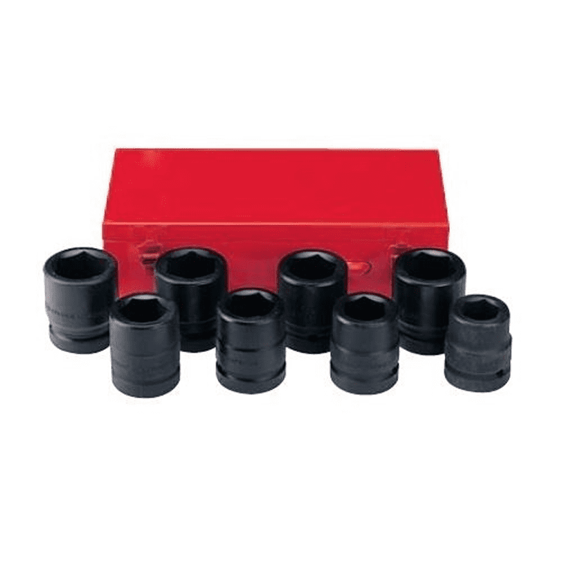 FORCE 8081S JUEGO 8 CUBOS DE IMPACTO CORTOS ESPIGA 1 15/16