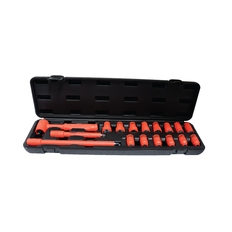 FORCE 3173N JUEGO DE CUBOS P/ELECTRICISTA 17PCS /