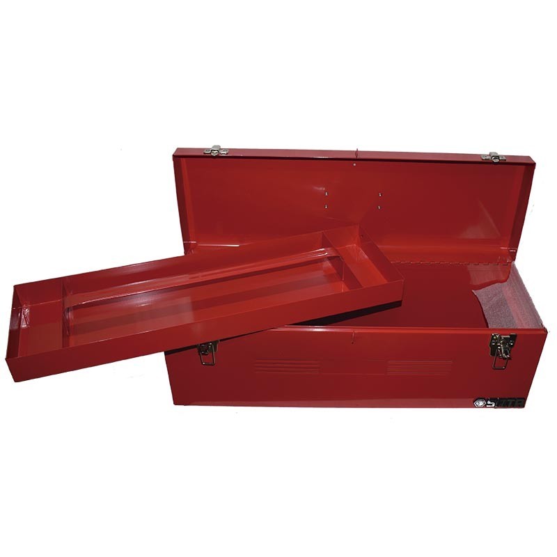 CAJA METALICA 26" ROJA STTB-140CSC