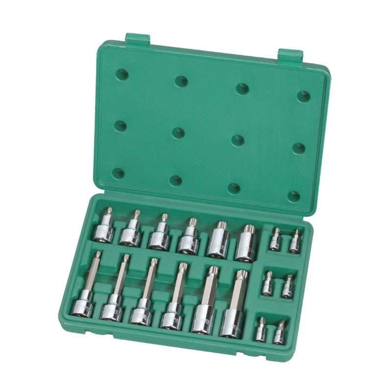 LLAVE COPA JGO PLURIDENTADA 18PZS CTE 1/4 Y 1/2