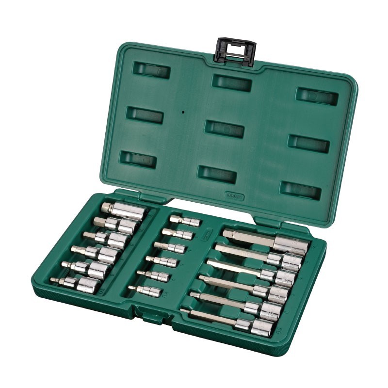 LLAVE COPA JGO BRISTOL 18PZS CTE 1/4 Y 1/2 DE 3 A 12MM