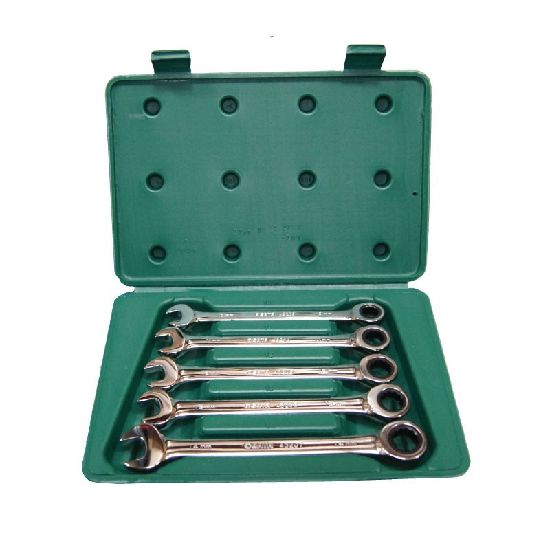 LLAVE COMBINADA JGO TIPO RATCHET DE 10 MM A 14MM