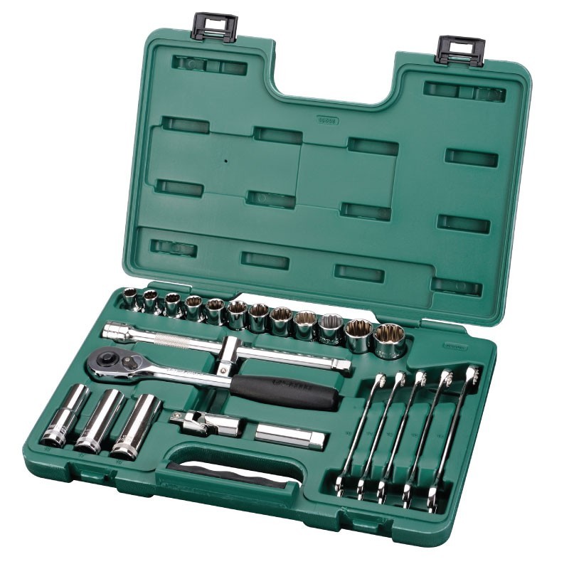 LLAVE COPA JGO MM 25PZS 12PTAS CTE 1/2 DE 10 A 24 MM