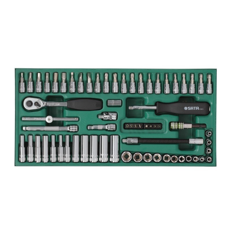 LLAVE COPA JGO MM 66PZS 6PTAS CTE 1/4 DE 3.5 A 14 MM