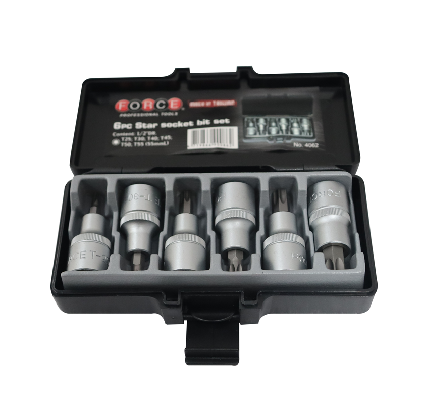 COPA JGO CTE 1/2" TORX T25 A T55 REF. 4062