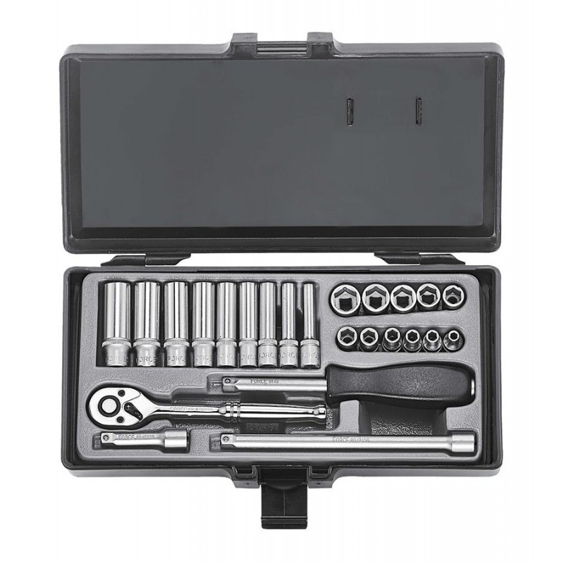 FORCE 2253 JUEGO 24 COPAS HEX. CORTOS/LARGOS ESPIGA 1/4 4/1