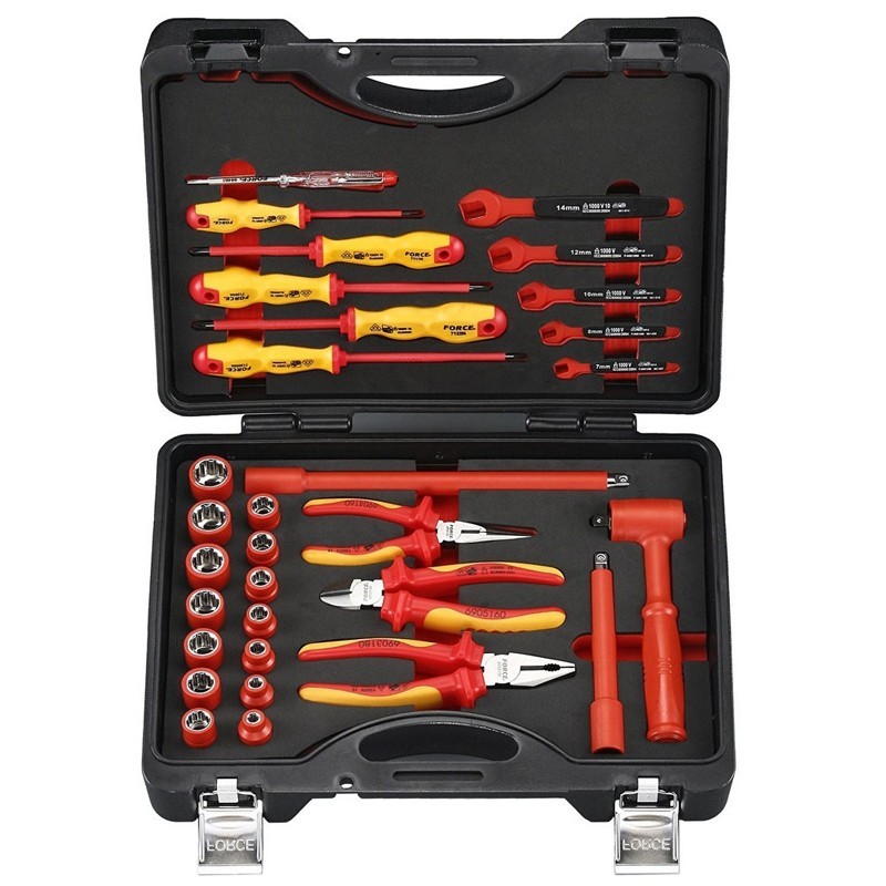 FORCE 3313N JUEGO 31HERRAMIENTAS AISLADAS, Y CUBOS ESP.3/8 6