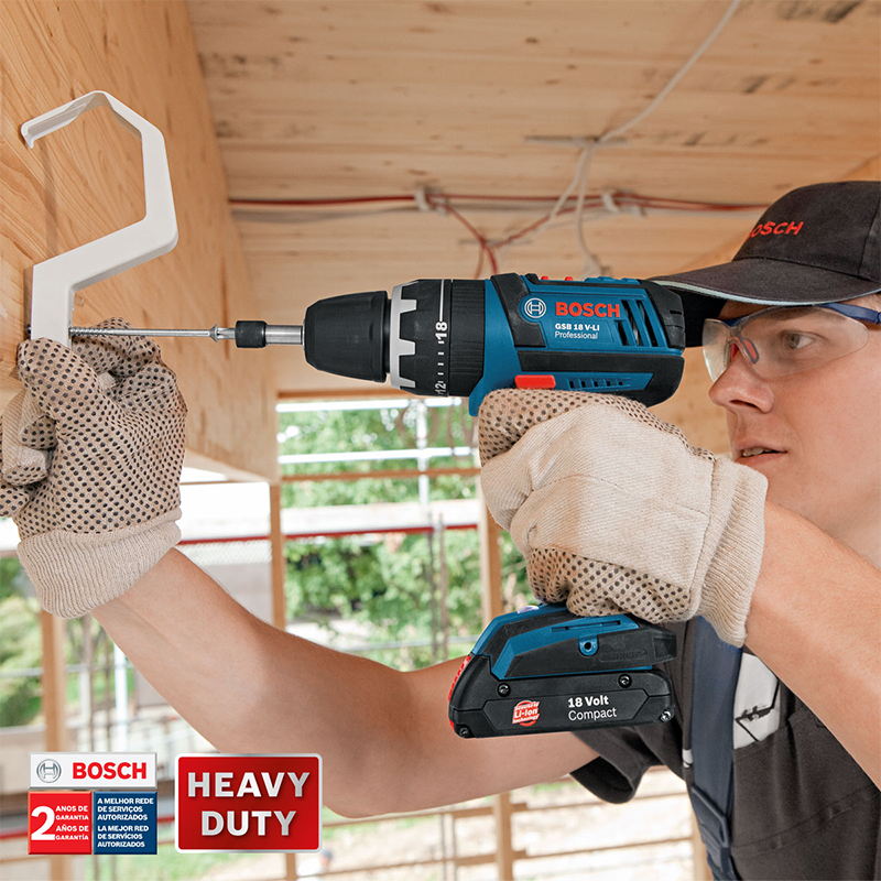 TALADRO RECARGABLE TORQUE REGULABLE GSB 18V-LI