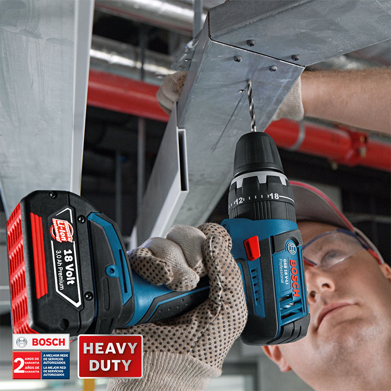 TALADRO RECARGABLE TORQUE REGULABLE GSB 18V-LI