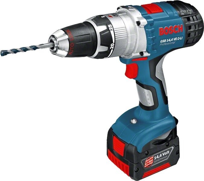 TALADRO RECARGABLE TORQUE REGULABLE GSB 14.4VE-2-LI