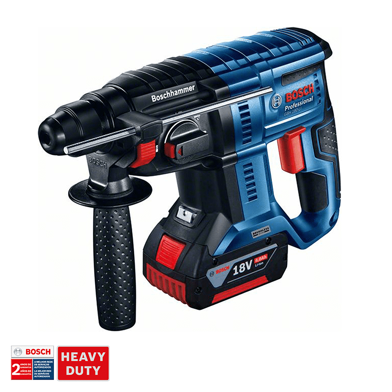 TALADRO ROTOMARTILLO RECARGABLE 18 VOLT REF. GBH 180-LI