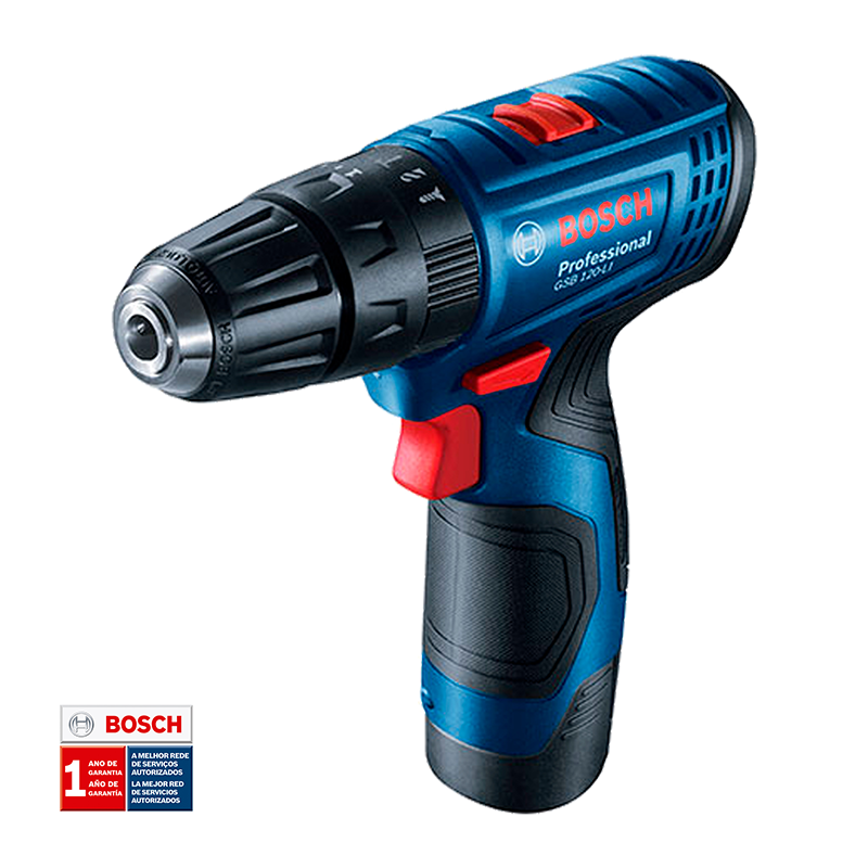 COMBO TALADRO RECARGABLE GSB 120-LI + LLAVE GDR 120-LI