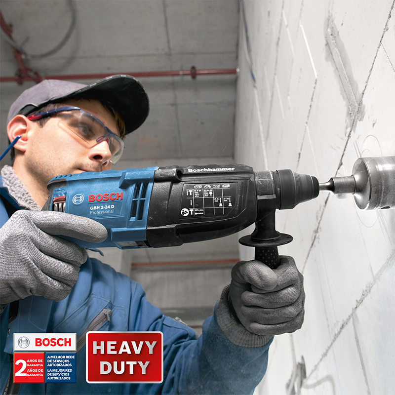 TALADRO 02 ELECTRONEUMATICO 680 W SDS PLUS GBH 2-24D