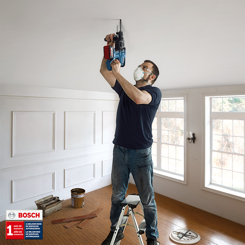 TALADRO ROTOMARTILLO RECARGABLE 18 VOLT REF. GBH 180-LI