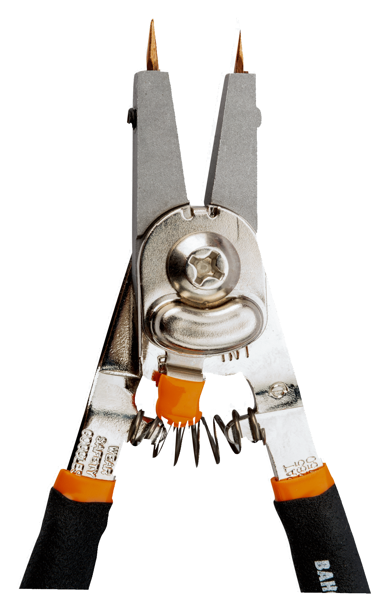 ALICATE PARA ARANDELAS INTERIORES Y EXTERIORES CON PUNTAS INTERCAMBIABLES 10"