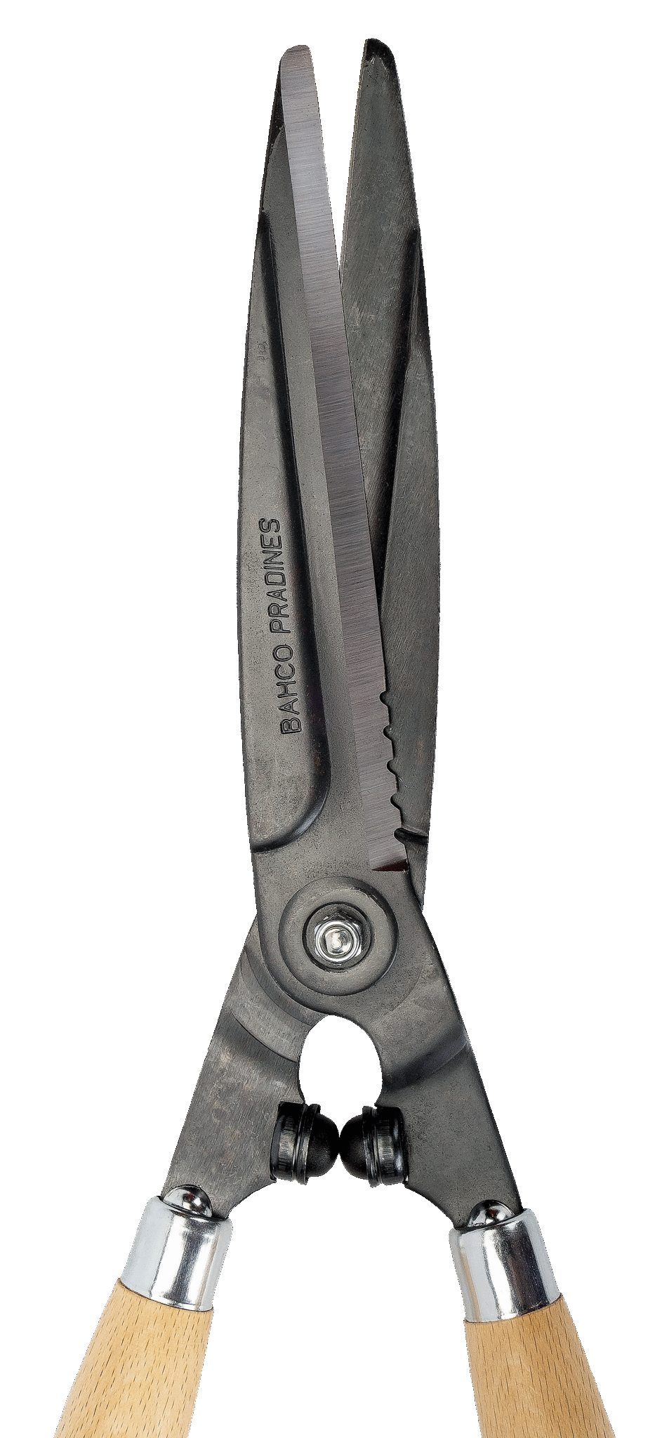 TIJERA CORTA SETOS HOJA RECTA MANGOS EN MADERA