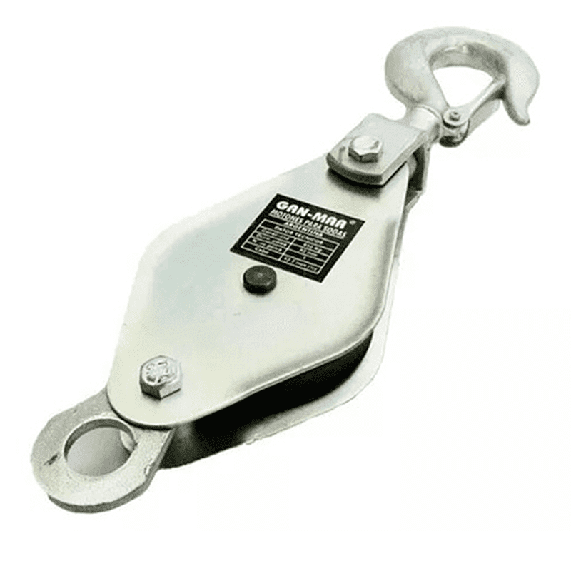 POLEA PARA CONSTRUCCION SENCILLA 80 MM 5/8"