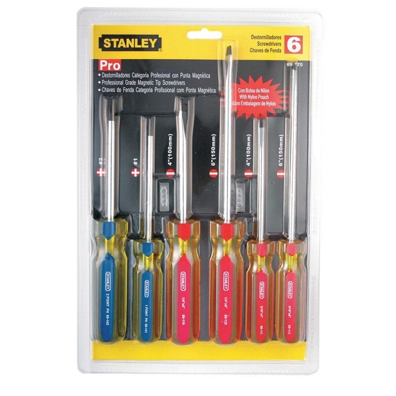 DESTORNILLADORES T.PESADO JGO 6 PZ. REF. 69170