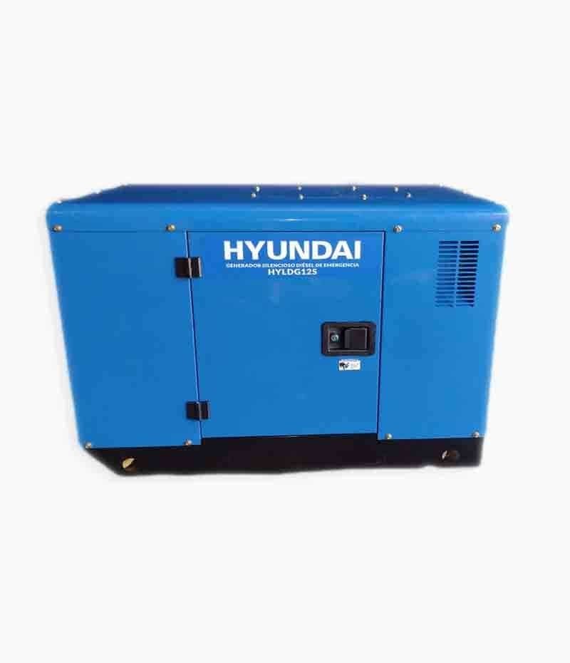 GENERADOR DIESEL CABINADO 12 KVA - 10 KVA EFECTIVOS 110/220V BIFASICA REF. HYLDG12S
