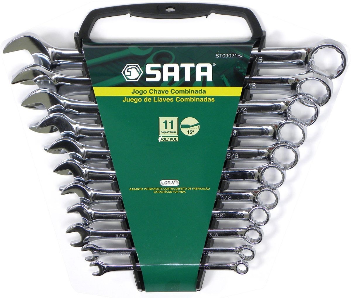 JG LLAVES COMBINADAS (ESPEJO) JGO 11 PZS 1/4" A 7/8"