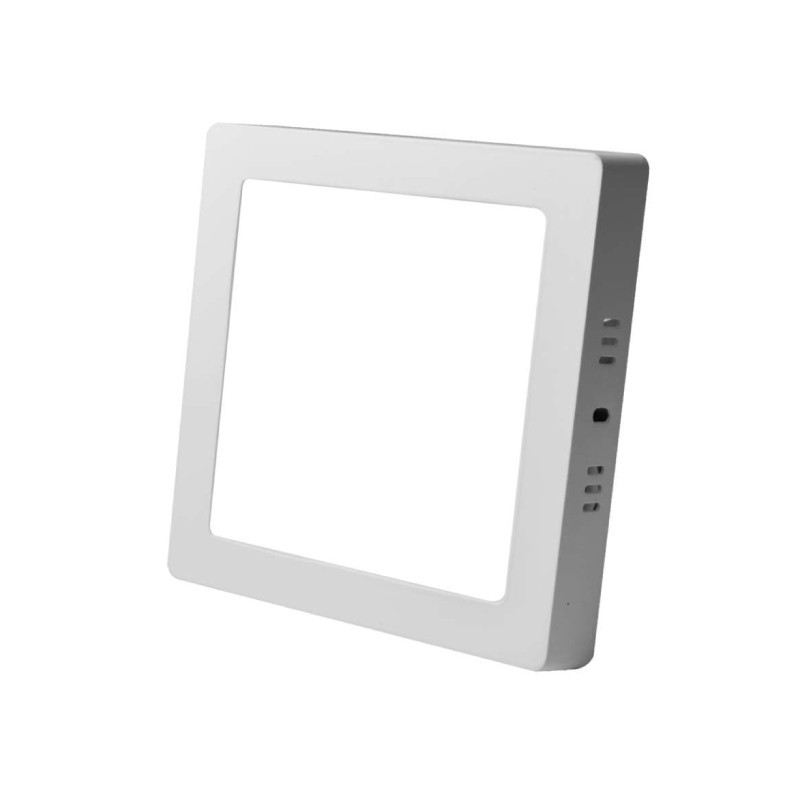 PANEL LED CUADRADO 18W 8" DE SOBREPONER BLANCO