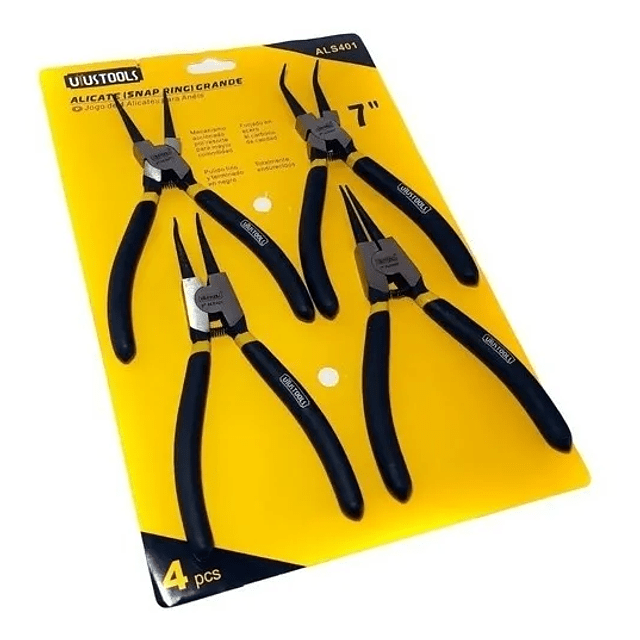 ALICATE PINZA P.PINES JGO 4PZ X 7" REF. ALS401
