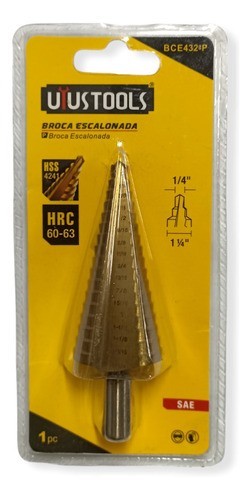 BROCA HSS ESCALONADA 4MM A 32MM