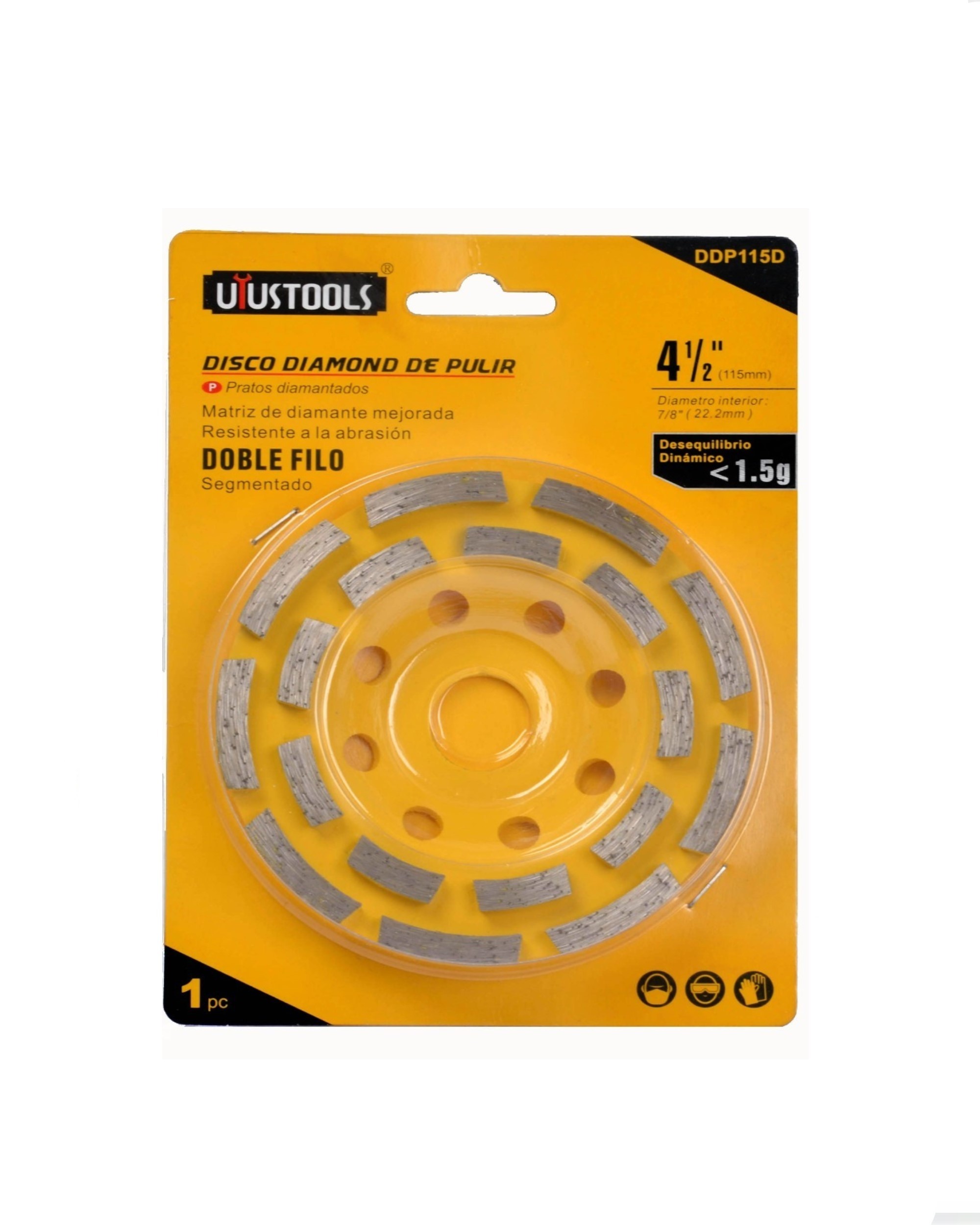 COPA DIAMANTADA 2 FILA 4.1/2"