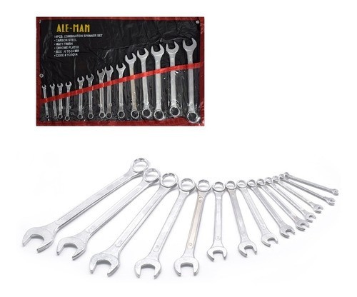 LLAVE COMBINADA JGO MILIMETRICA