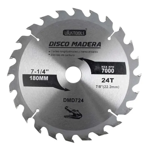 SIERRA CIRCULAR TUNGSTENO P.MADERA 7" X 24"
