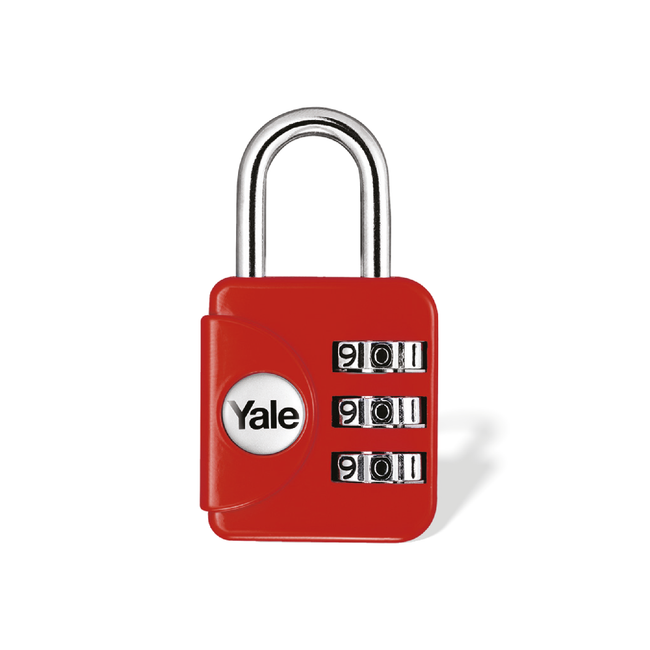 CANDADO 010 DE COMBINACION TIPO MALETERO ROJO