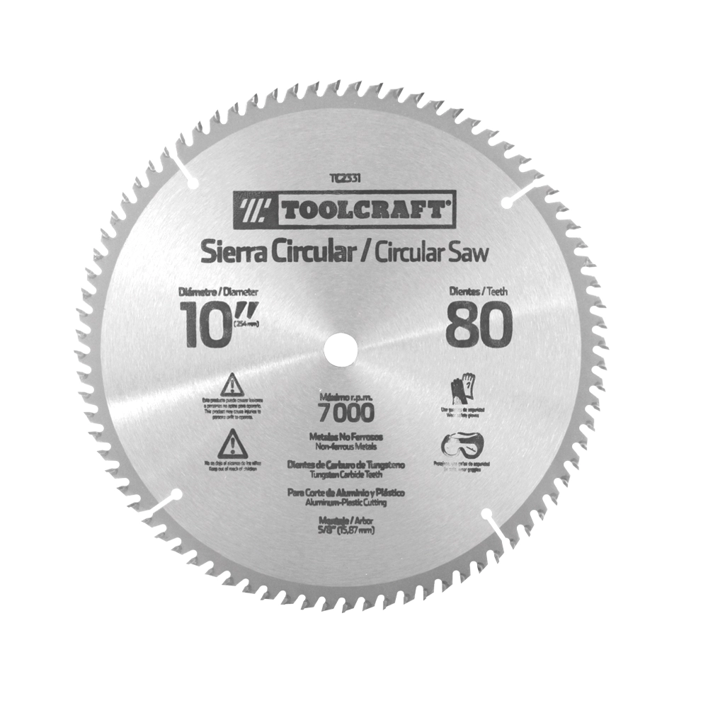 SIERRA CIRCULAR 10 X 5/8 X 80 DIENTES ALUMINIO REF. TC2331