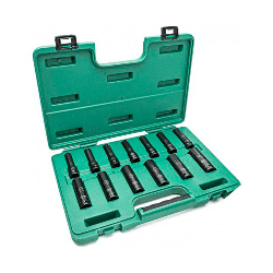 LLAVE COPA JGO IMPACTO LARGAS CTE 1/2" X 13 PZS 10 A 24MM