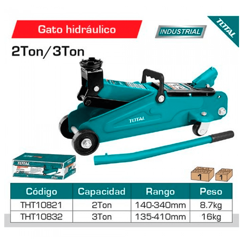 GATO HIDRAULICO TIPO ZORRA 3 TON