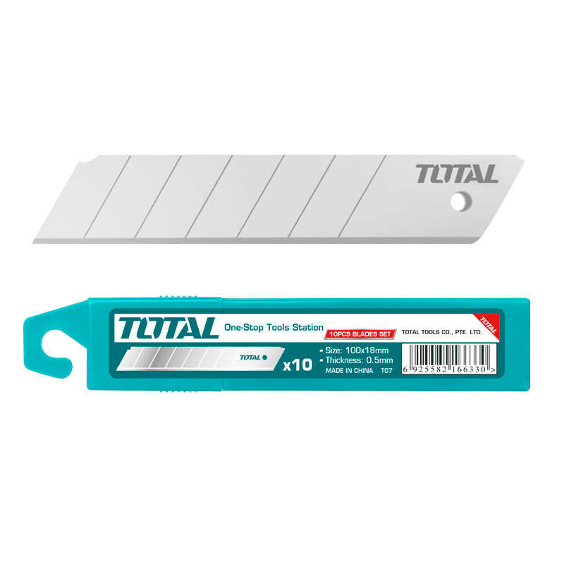 CUCHILLA PARA BISTURI 10PCS X 18 MM x 100 mm