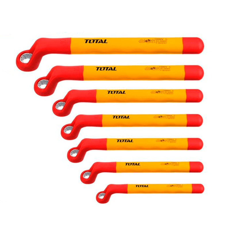 LLAVE ESTRELLA ACODADA AISLADA 1000 VOLT 8 A 19 MM