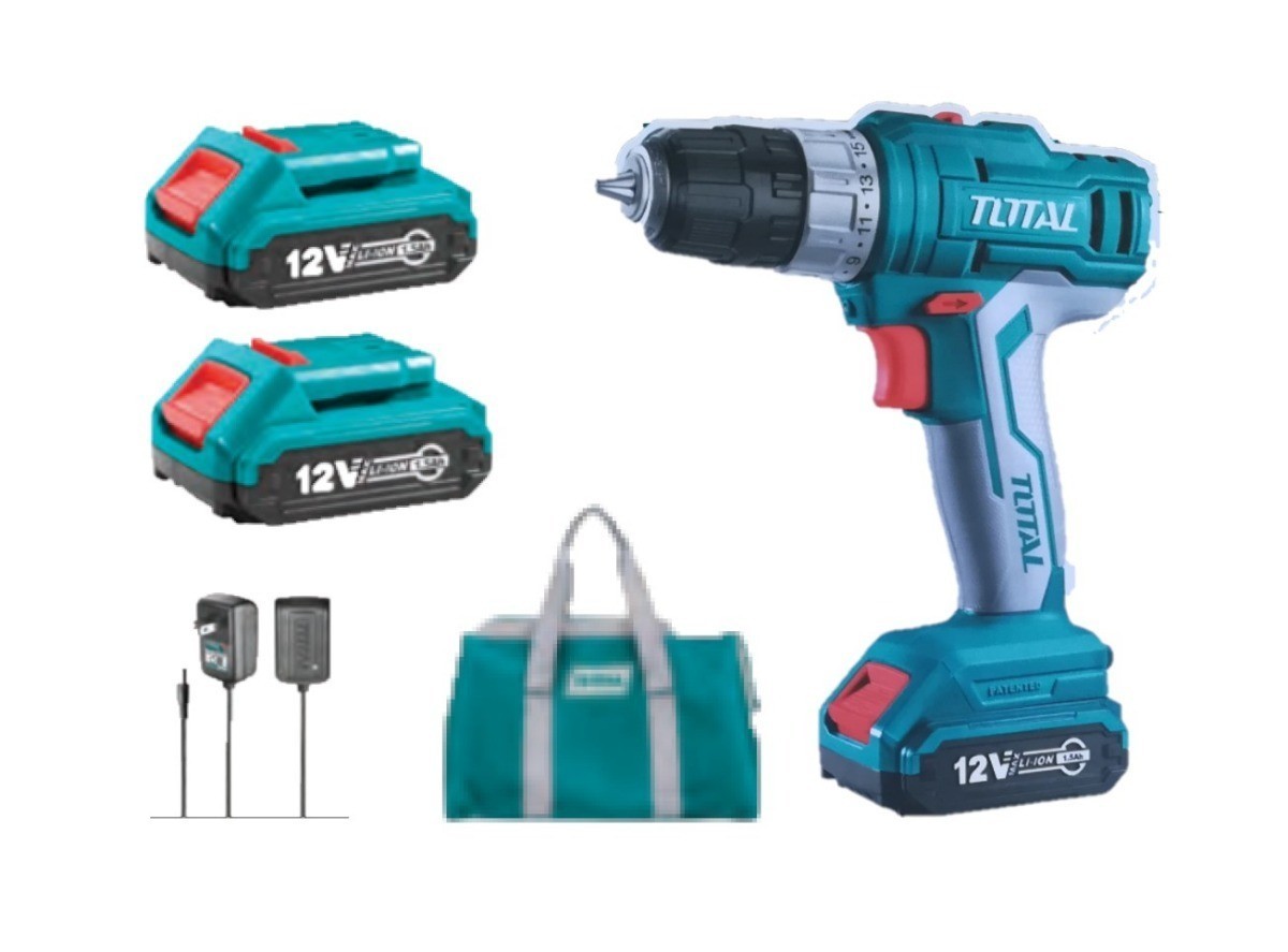 TALADRO INALAM ROTACION 2 PILA CARGADOR + MOCHILA 12 VOLT