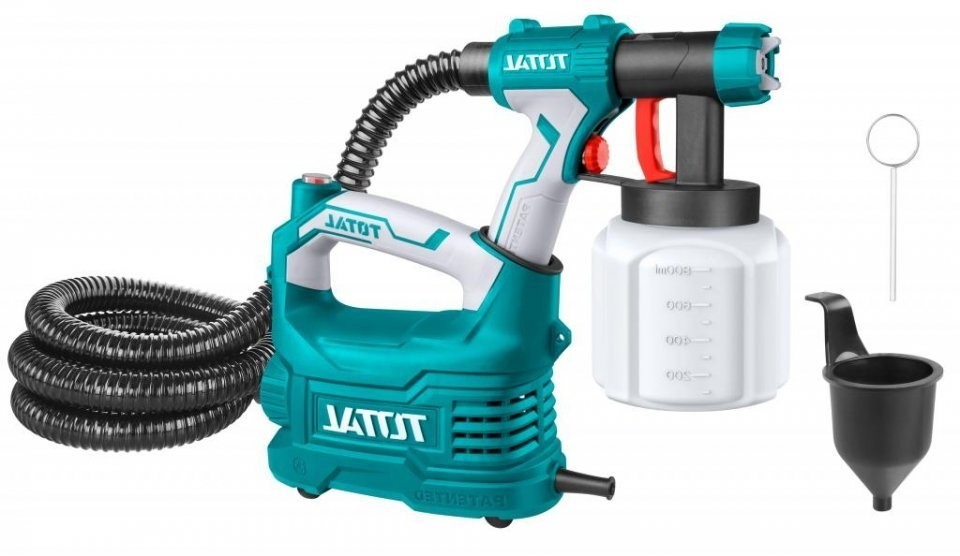 PISTOLA P.PINTURA INDUS HVLP 850 ML/MIN 550W 110V + ACC