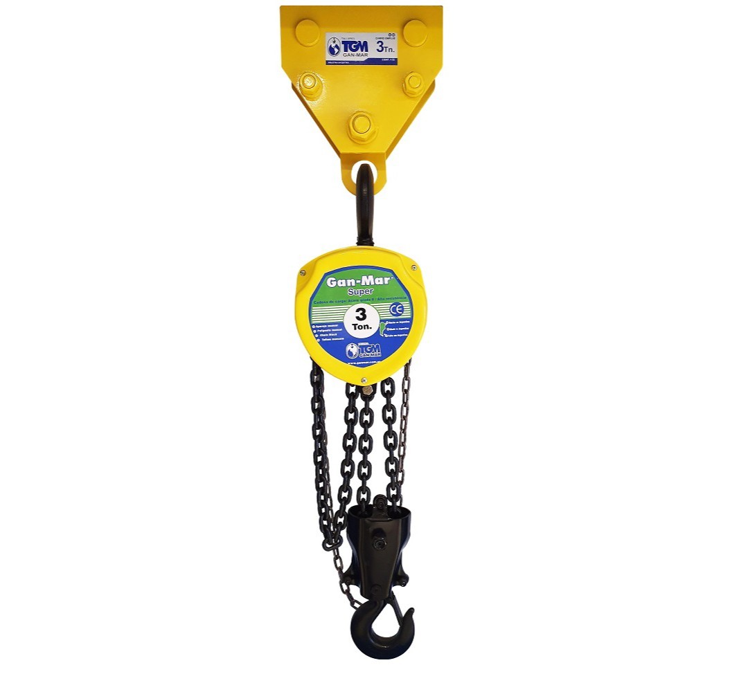 POLEA DIFERENCIAL CADENA ESLABON 012