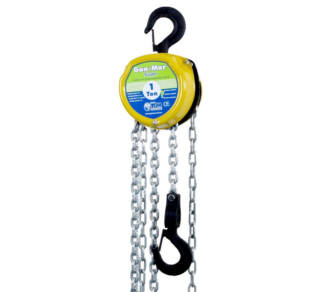 POLEA DIFERENCIAL CADENA ESLABON 002