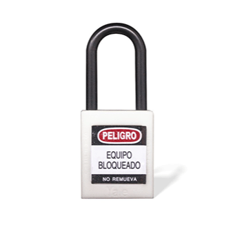 CANDADO DIELECTRICO ARCO NYLON CORTO 012 BLANCO